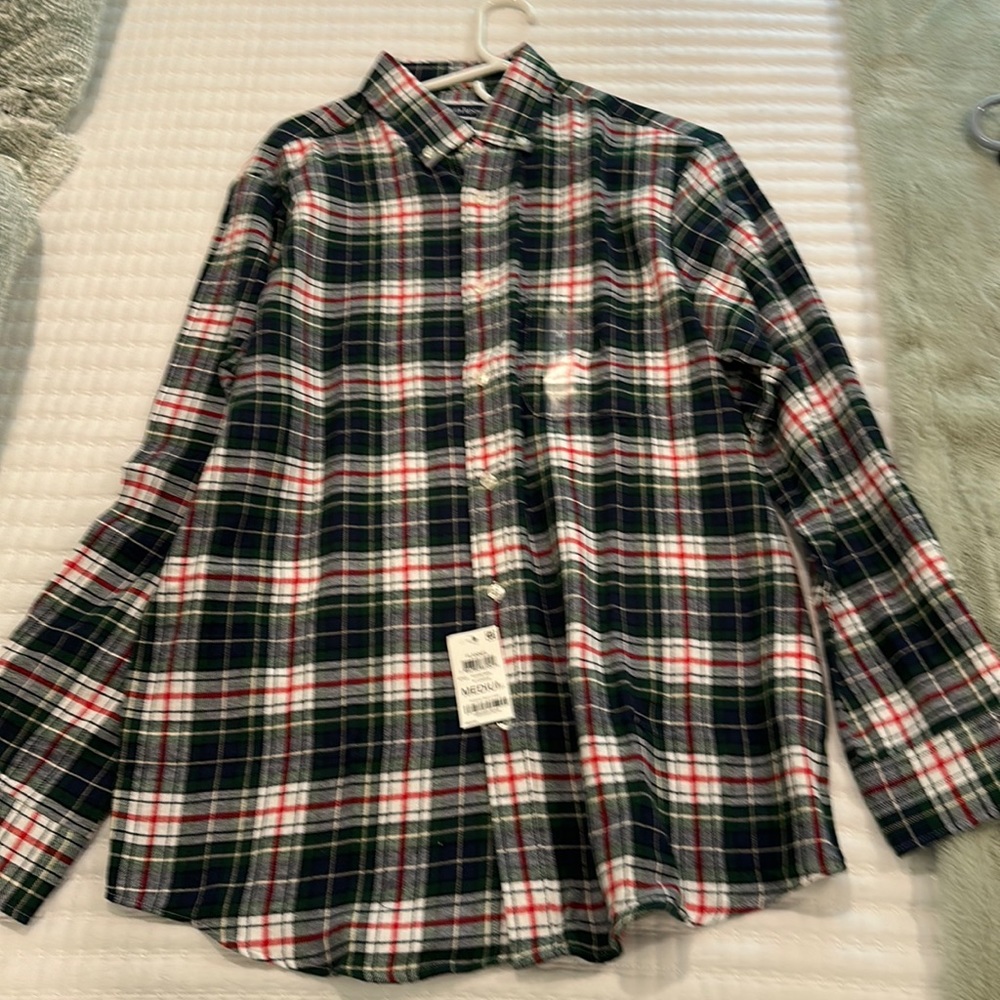 Men’s Flannel M casual dress shirt